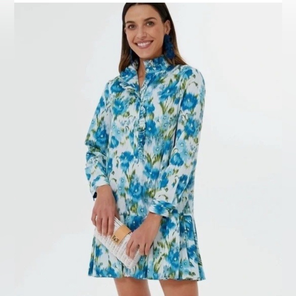 Tuckernuck Tate Dress - Afternoon Showers Pattern - Size XXS